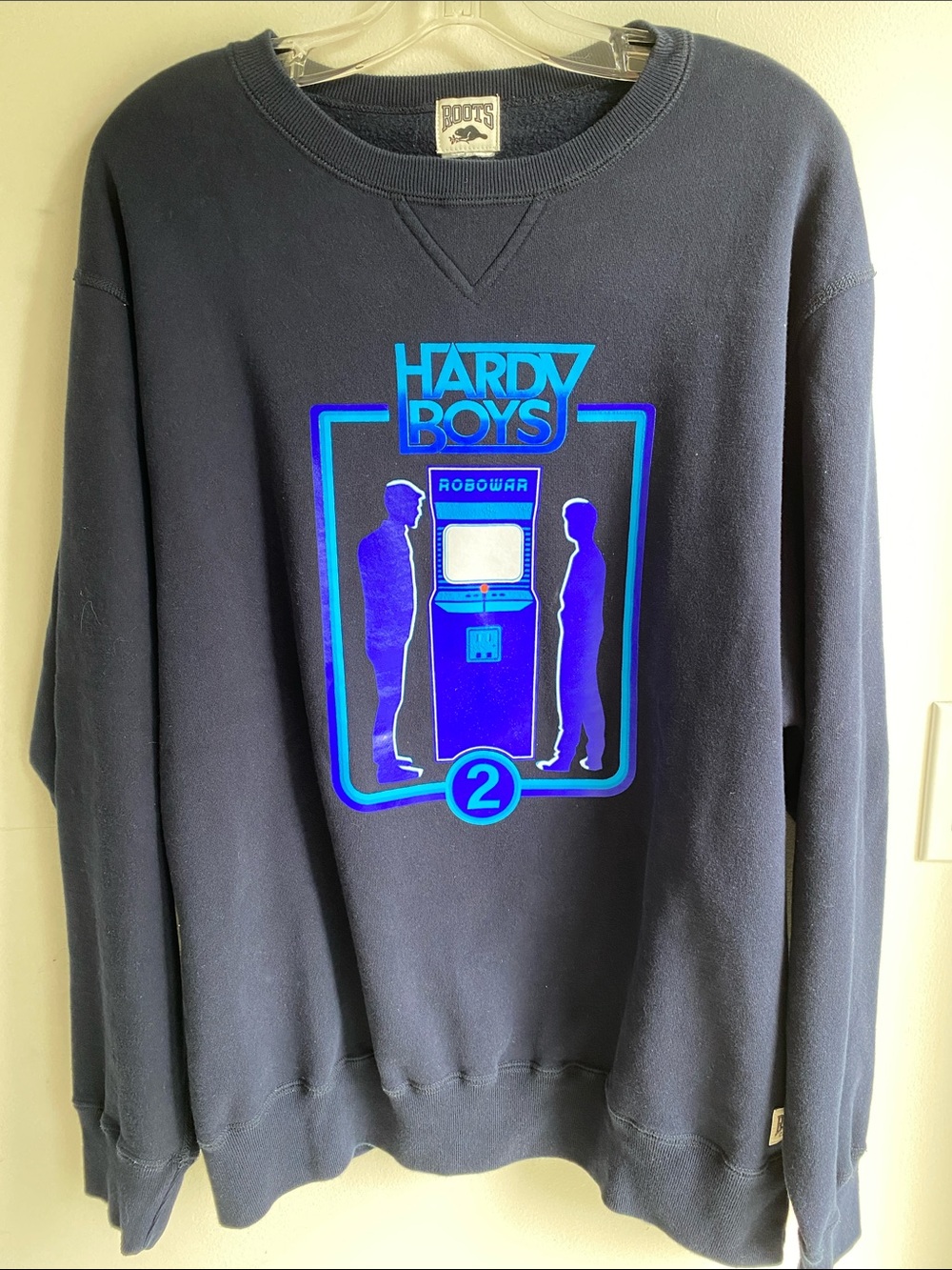 RARE Vintage Roots 90’s Hardy Boys Robowar Sweatshirt Pullover XL